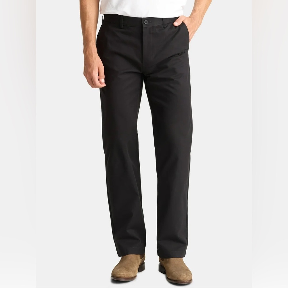 George Black Pants For Men Size 32X32 straight legs relaxed fit